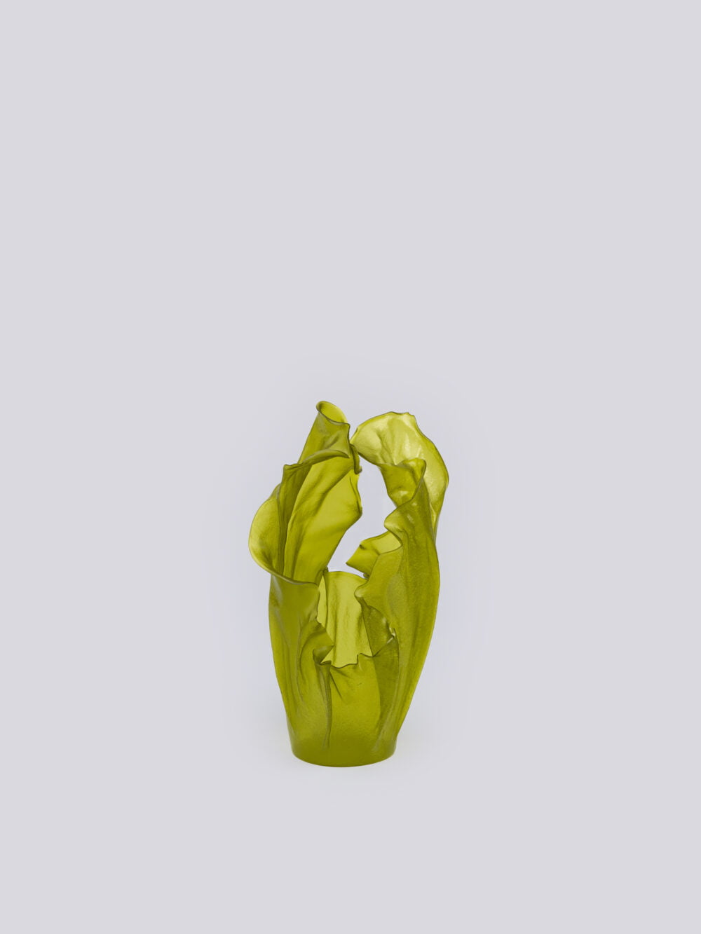 Vasija AB01 Verde Translucido (S) por Margarita Talep