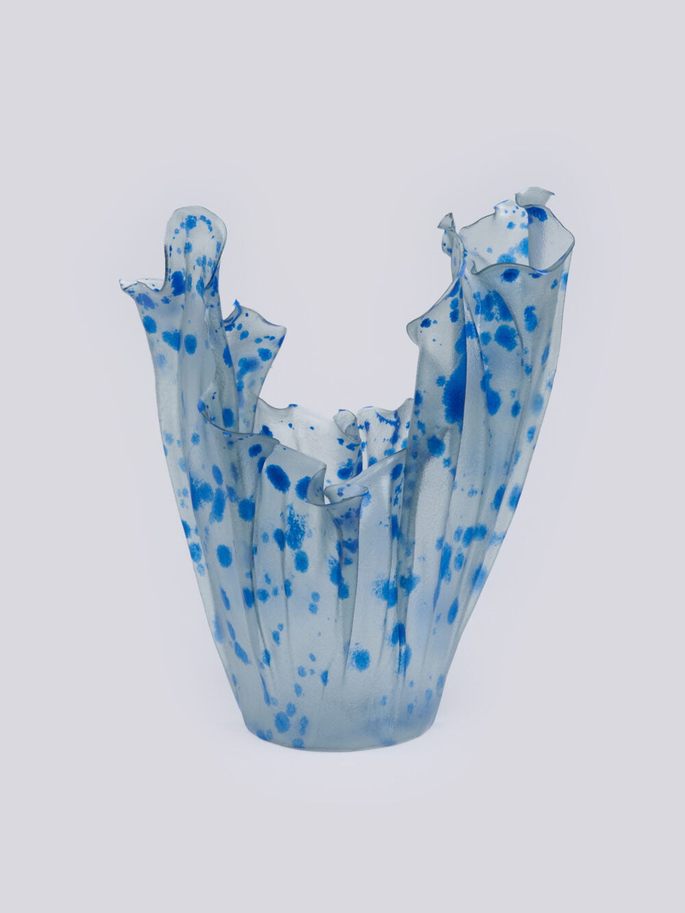 Vasija AB01 Manchas Azules (L) por Margarita Talep