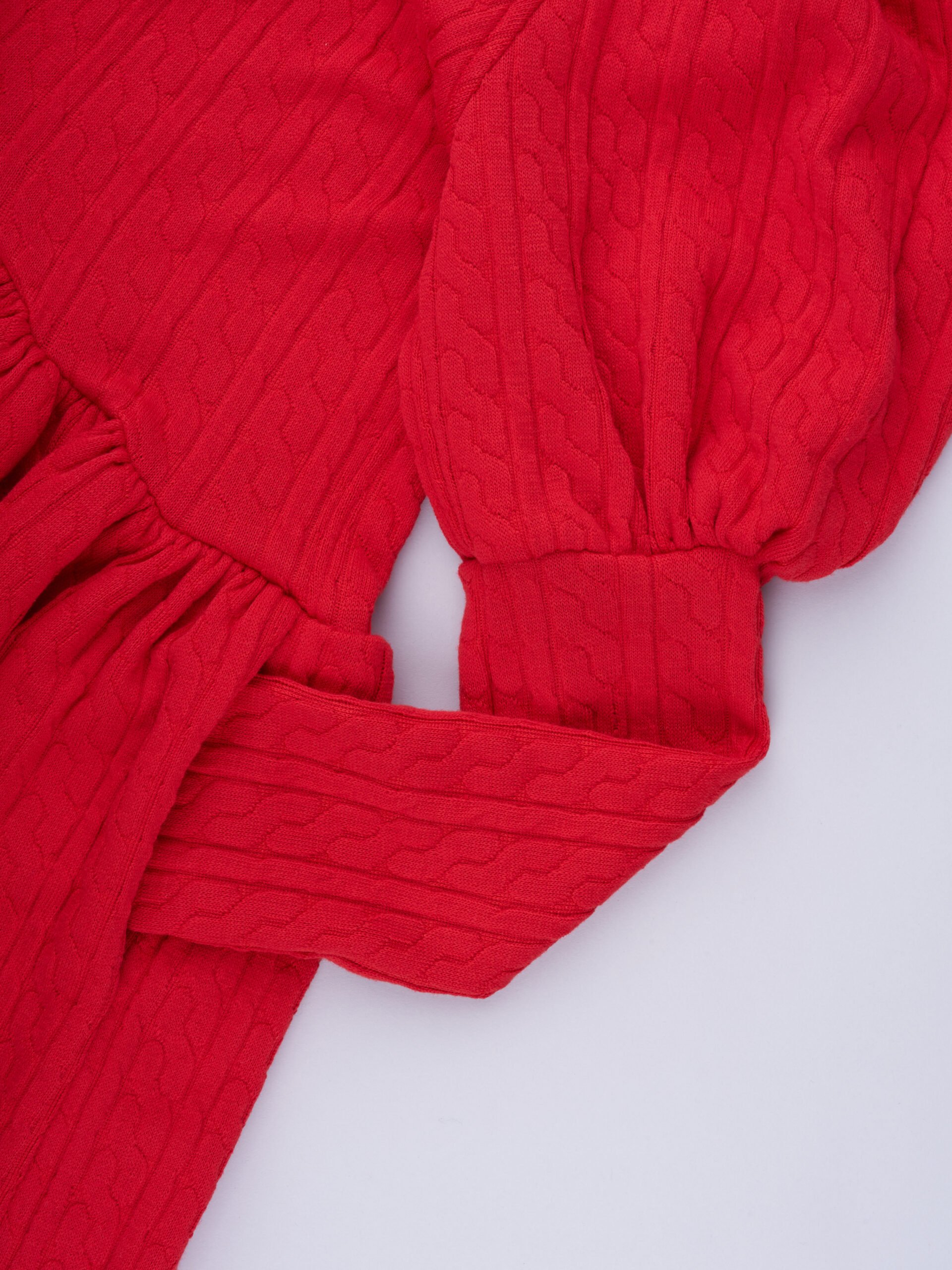 munay-puffy dress rojo tejido-3