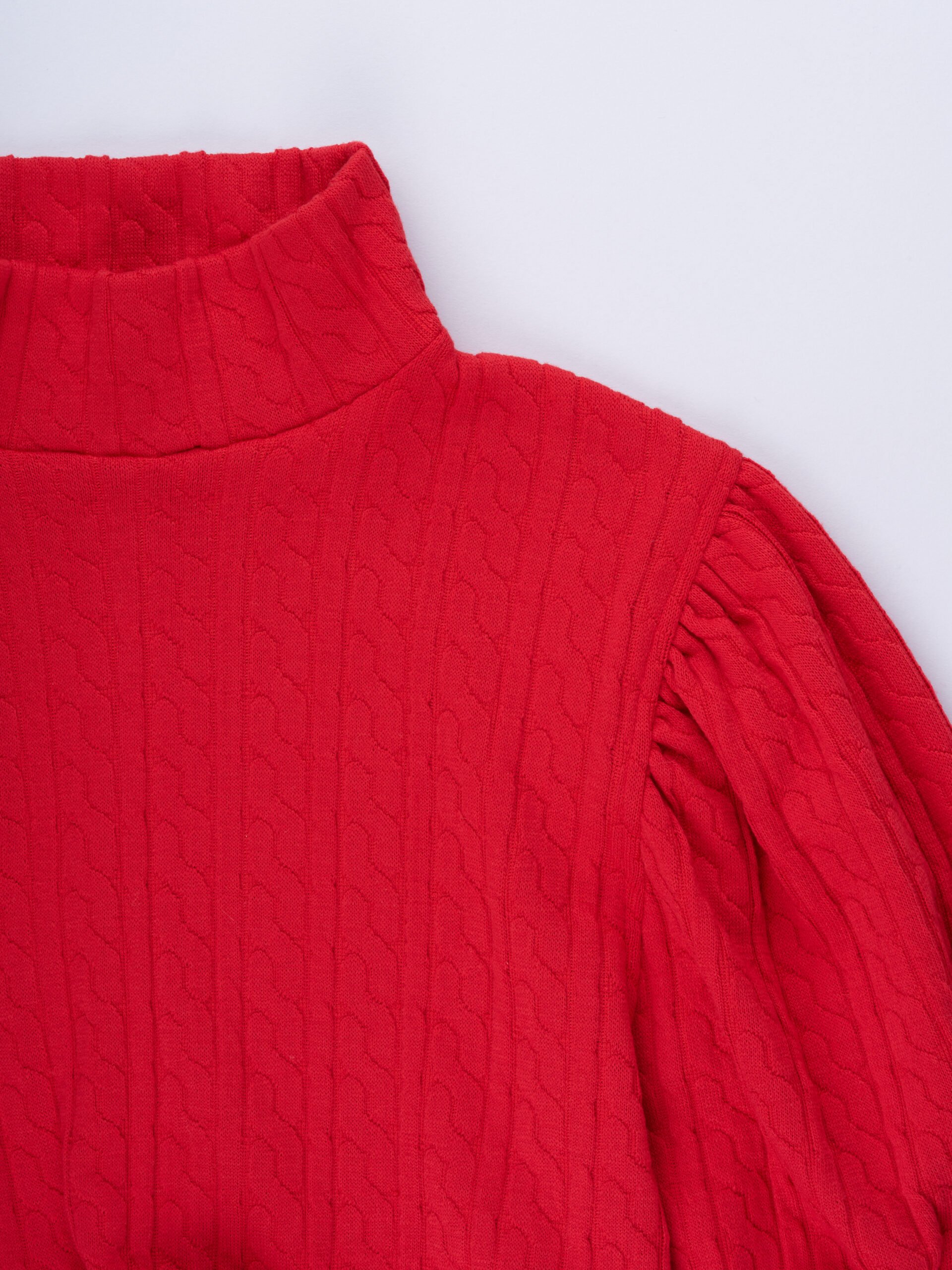 munay-puffy dress rojo tejido-4